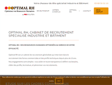 Tablet Screenshot of optimal-rh.fr